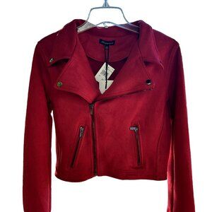 Sophie Rue Vibrant Red Leather Jacket